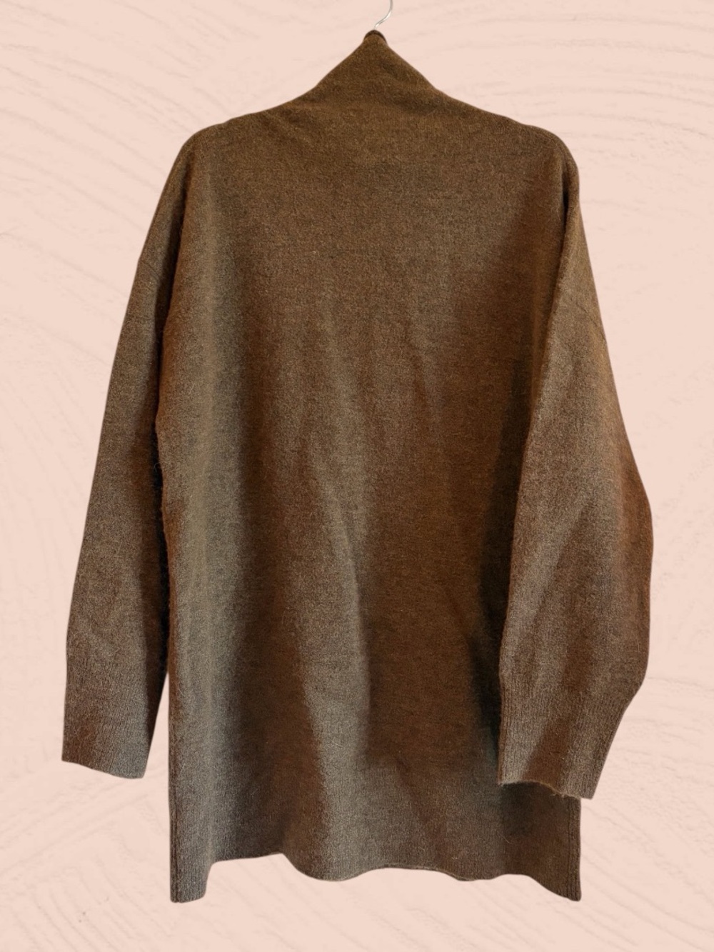 Aritzia Brown Turtleneck Sweater longline oversized - Picture 3 of 5